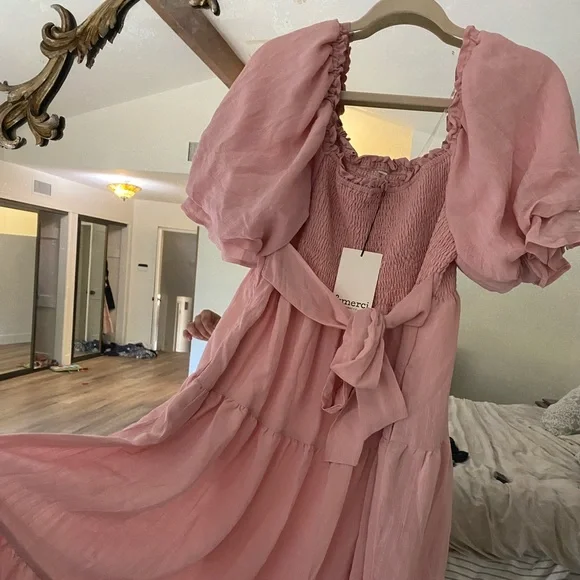 floral summer dress mini Summer Love Pink Floral Mini Dress main image 0